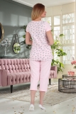 Пижама-бриджи "Алёнка" розовый (Фото 3)