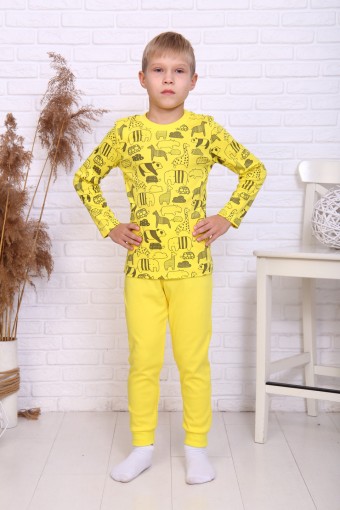 Пижама "Зоопарк" (Желтый) - Альфатекс-Трикотаж